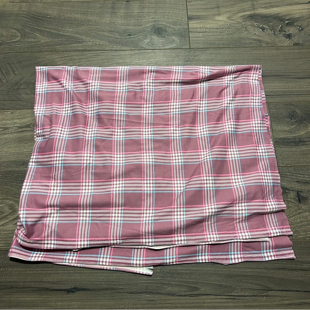 Pastel Plaid Stretch Fabric